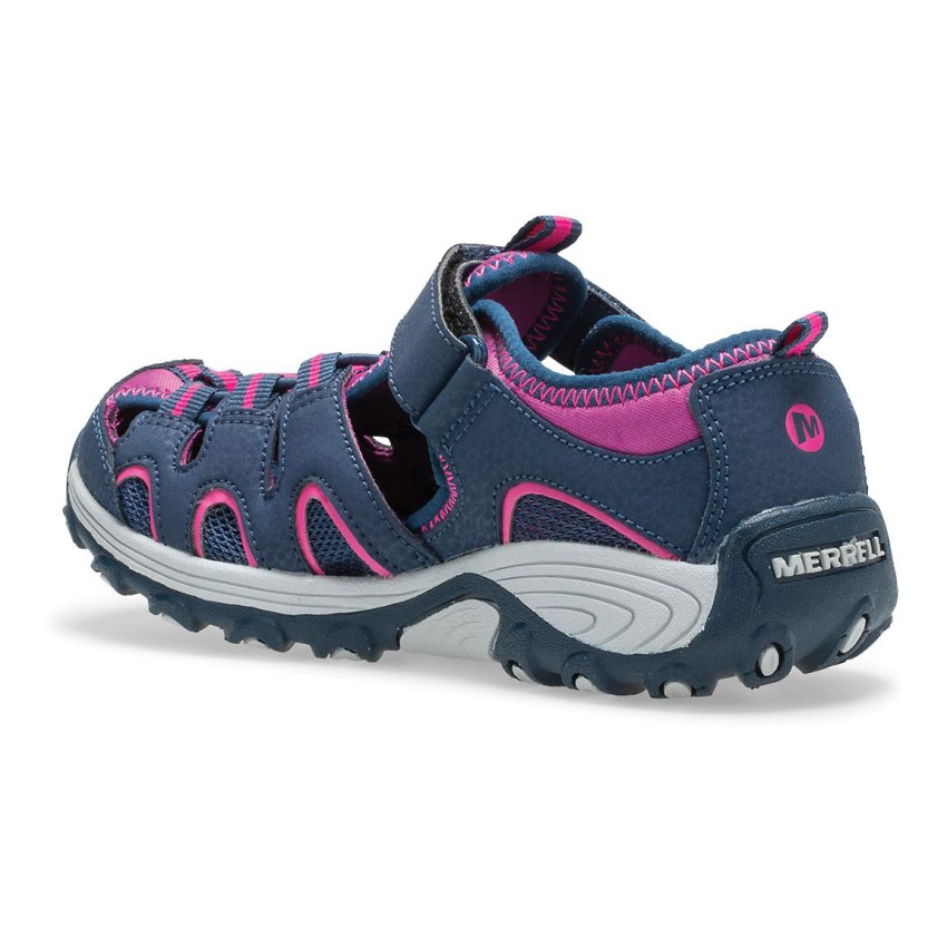 Sandales Merrell Hydro H2O Hiker Bleu Marine/Rose Enfant | X.R.MFSY